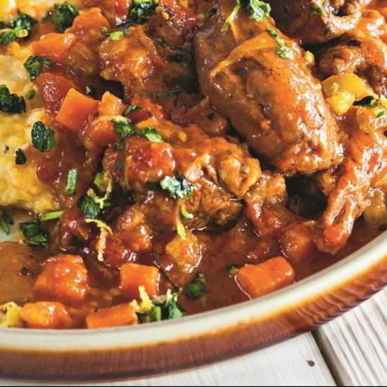 Рецепт рагу из баранины с полентой