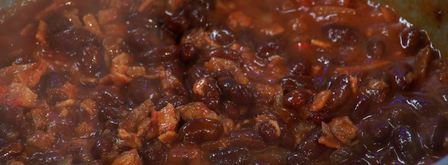 рагу из говядины и красной фасоли в томатном соусе. Шаг 3