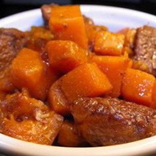 Рецепт рагу из говядины с тыквой и пивом