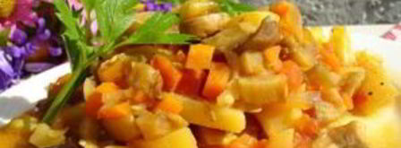 рагу из кабачков с грибами. Шаг 9