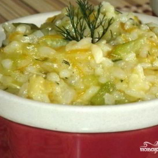 Рецепт рагу из кабачков с рисом