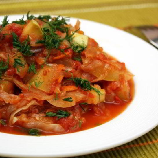 Рецепт рагу из капусты