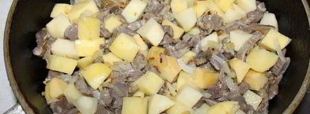 рагу из куриных желудочков. Шаг 5