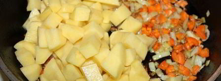 рагу из потрошков курицы. Шаг 5