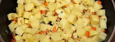 рагу из потрошков курицы. Шаг 6