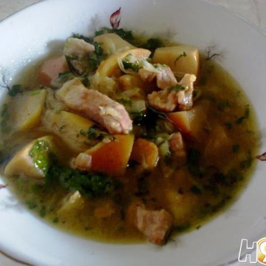 Рецепт рагу из свинины с яблоками