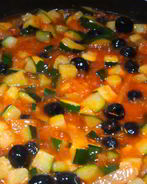Рагу из цукини с маслинами