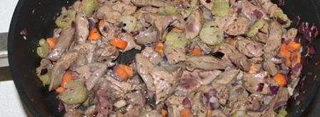 рагу овощное с печенью индейки. Шаг 3