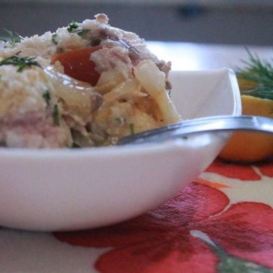 Рецепт рагу рыбного из духовки