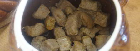 рагу со свининой и тыквой в горшочках. Шаг 7