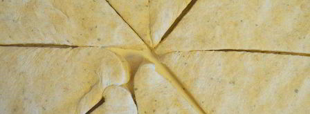 цельнозерновые сметанные треугольники с аппетитным рагу из индейки. Шаг 9