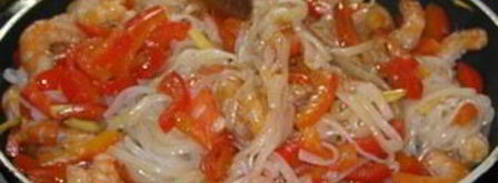 рисовая лапша с морепродуктами. Шаг 5