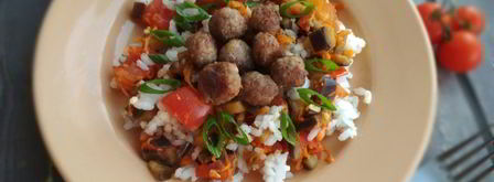 фрикадельки с ризотто. Шаг 7