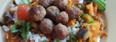 фрикадельки с ризотто. Шаг 8