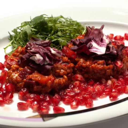 Рецепт красного ризотто из перловки