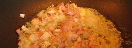 ризотто с бурым рисом и камамбером. Шаг 2