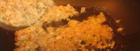 ризотто с бурым рисом и камамбером. Шаг 3