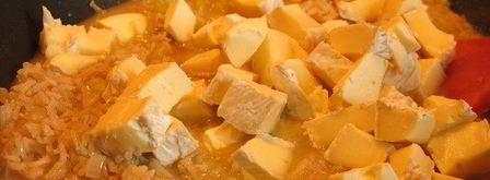 ризотто с бурым рисом и камамбером. Шаг 10