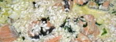 ризотто с красной рыбой. Шаг 5