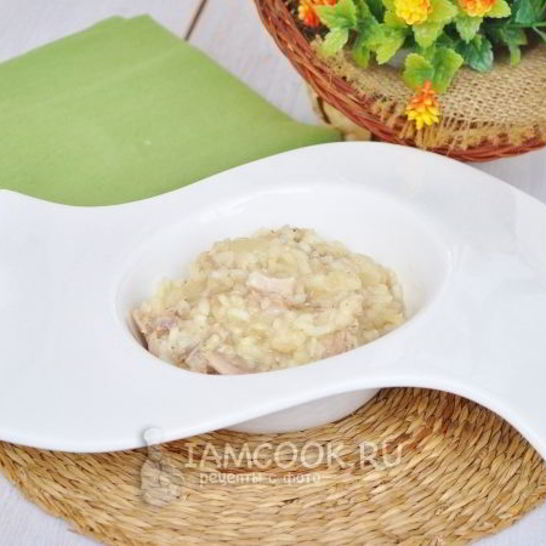 Рецепт ризотто с курицей и пармезаном