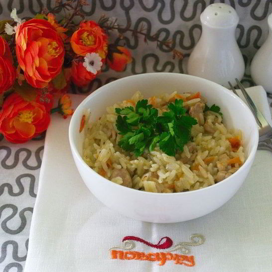 Рецепт ризотто с курицей