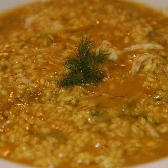 Рецепт ризотто с лангустинами