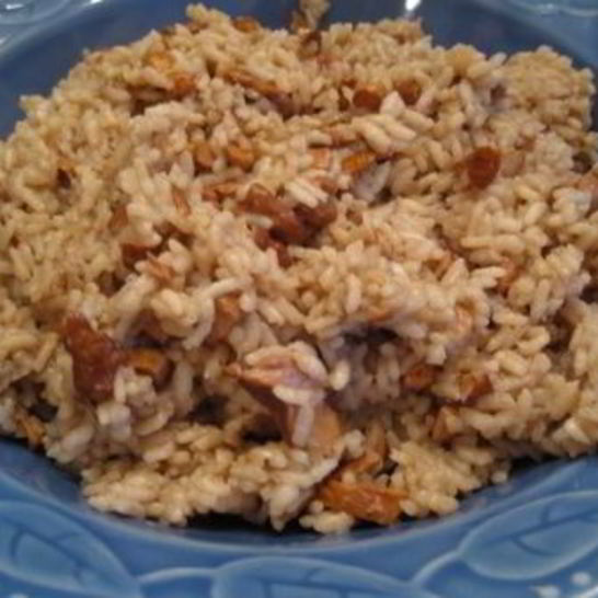 Рецепт ризотто с лисичками и сыром