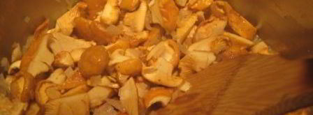 ризотто с лисичками и сыром. Шаг 2