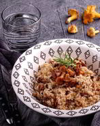 Ризотто с лисичками