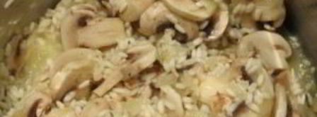 ризотто с лососем. Шаг 2