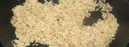 ризотто с луком-пореем и помидорами. Шаг 2