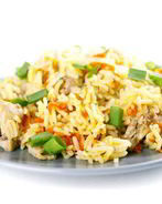 Ризотто с мясом и овощами