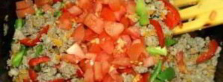 ризотто с овощами и мясом. Шаг 6