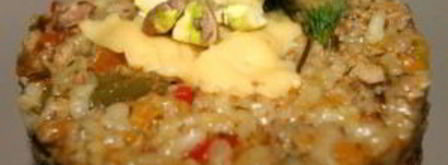 ризотто с овощами и мясом. Шаг 10