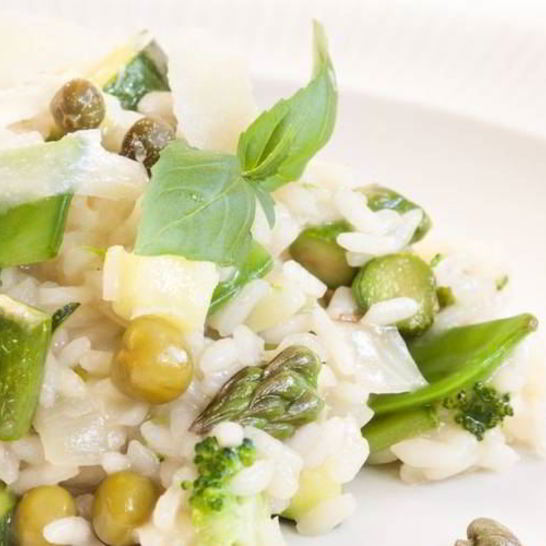 Рецепт ризотто с овощами и сыром пармезан