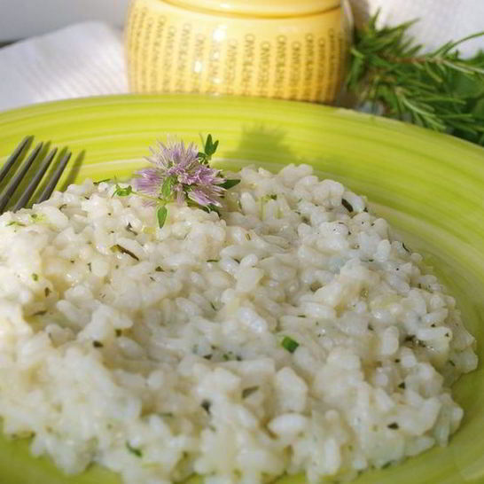 Рецепт ризотто с пряными травами