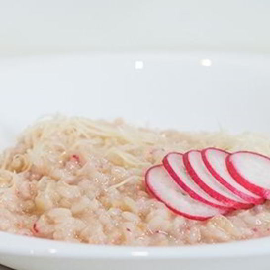 Рецепт ризотто с редисом