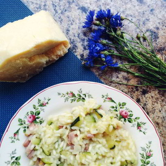 Рецепт ризотто с цукини