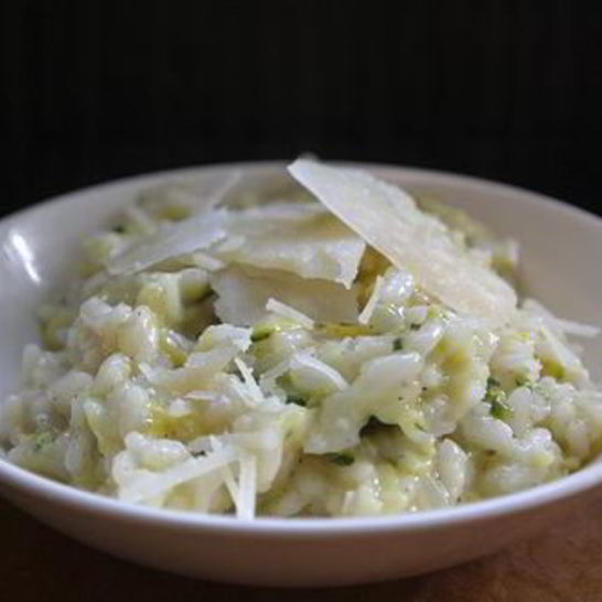 Рецепт ризотто с цуккини и сквошем