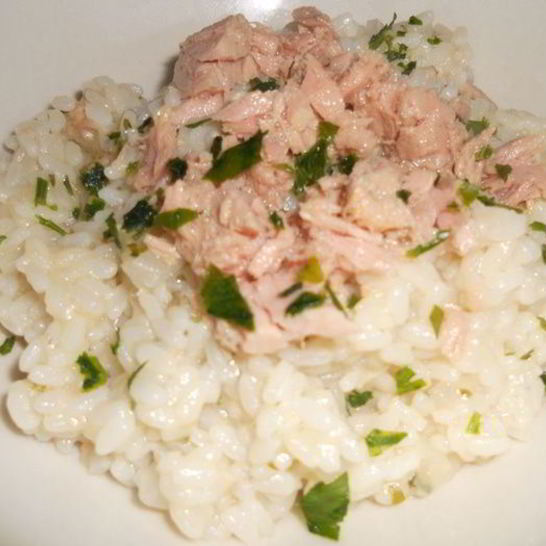 Рецепт ризотто с тунцом