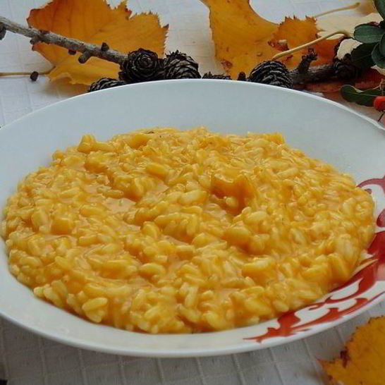 Рецепт ризотто с тыквой и сыром