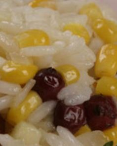 Ризотто с яблоками и клюквой