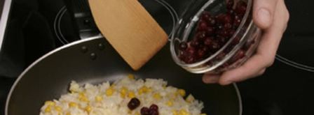 ризотто с яблоками и клюквой. Шаг 3