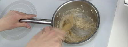 ризотто с зеленью и сыром. Шаг 3