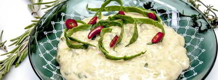 ризотто с зеленью и сыром. Шаг 6