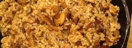 сливочное ризотто с польскими грибами и пармезаном. Шаг 4