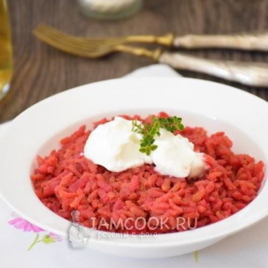 Рецепт свекольного ризотто