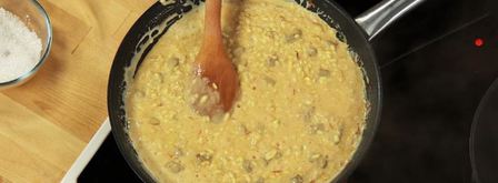 утиное филе с банановым ризотто. Шаг 5