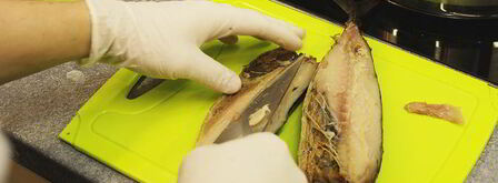 зеленое ризотто со скумбрией. Шаг 7