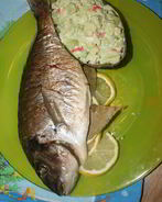 Дорада с лимоном